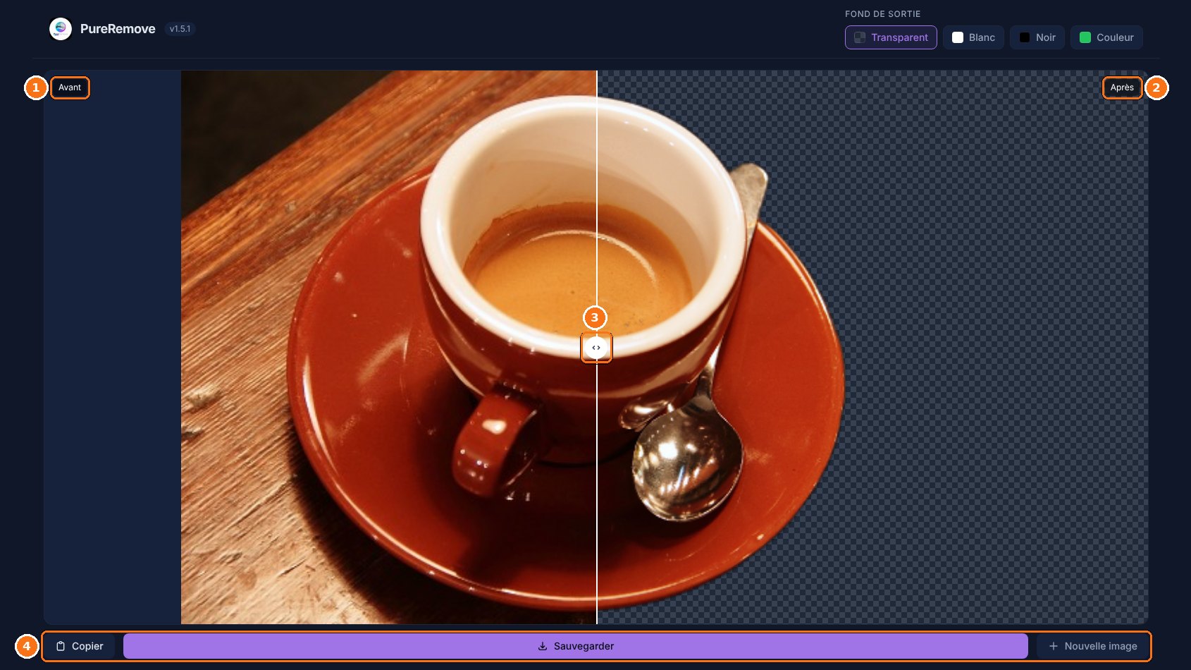 PureRemove : Une image détourée